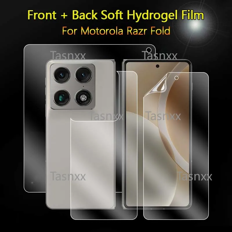 Front / Back Soft TPU Film For Motorola Moto Razr Fold Ultra Clear Anti Scratch Full Cover Screen Protector -Not Tempered Glass
Front / Back Soft TPU Film For Motorola Moto Razr Fold Ultra Clear Anti Scratch Full Cover Screen Protector -Not Tempered Glass