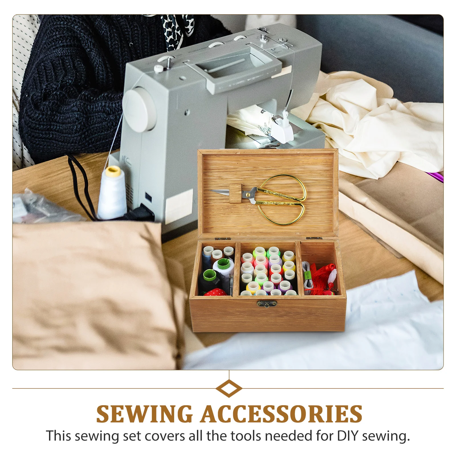 1 комплект деревянных швейных инструментов из полипропилена из нержавеющей стали, портативный легкий удобный набор для шитья дома
1 комплект деревянных швейных инструментов из полипропилена из нержавеющей стали, портативный легкий удобный набор для шитья дома