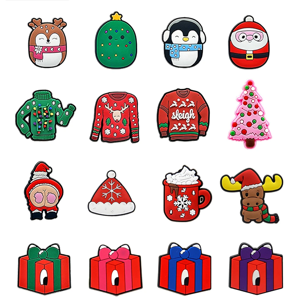 Single Sale 1pcs Christmas PVC Shoe Charms Accessories Shoe Decoration Buckles Accessories Fit Bands Bracelets
Single Sale 1pcs Christmas PVC Shoe Charms Accessories Shoe Decoration Buckles Accessories Fit Bands Bracelets