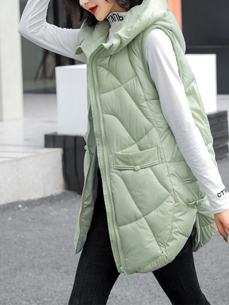 Winter Hooded Tank Top Women's Sleeveless Coat 2023 Autumn/Winter New Vintage Fashion Tank Top Loose Casual Pocket Tank Top Vest
Winter Hooded Tank Top Women's Sleeveless Coat 2023 Autumn/Winter New Vintage Fashion Tank Top Loose Casual Pocket Tank Top Vest