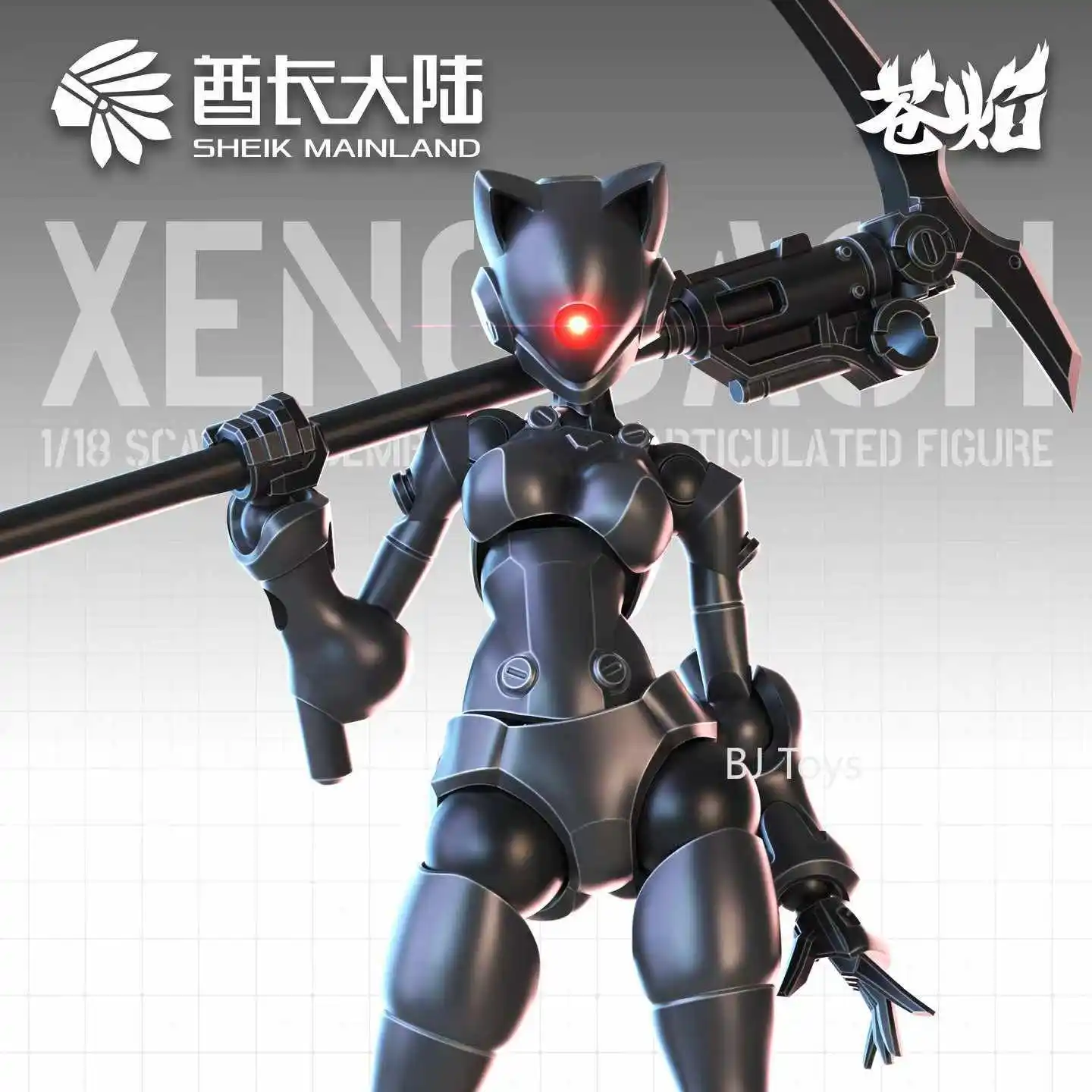 Sheik Mainland 3MIN Project A 1/18 Cat Ear Mecha Girl XENODASH,Ultra Articulated Buildable Model Collectible Action Figure Gift
Sheik Mainland 3MIN Project A 1/18 Cat Ear Mecha Girl XENODASH,Ultra Articulated Buildable Model Collectible Action Figure Gift