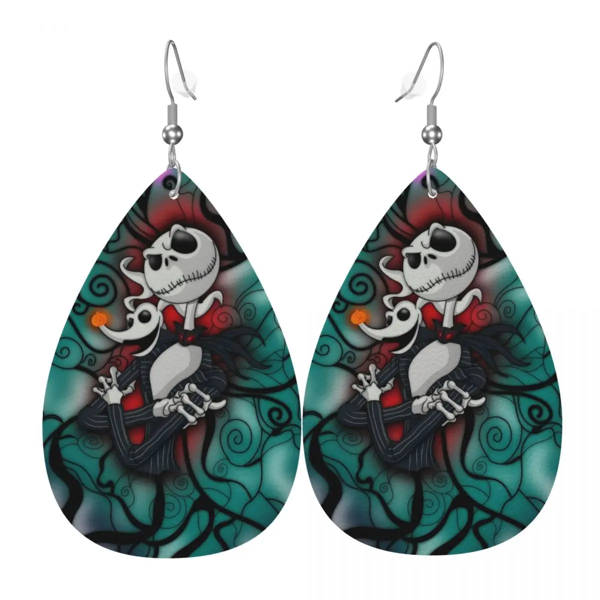 Серьги-подвески «Джек Скеллингтон» из кожи для женщин, модные, в стиле «Кошмар перед Рождеством», для вечеринок
Серьги-подвески «Джек Скеллингтон» из кожи для женщин, модные, в стиле «Кошмар перед Рождеством», для вечеринок