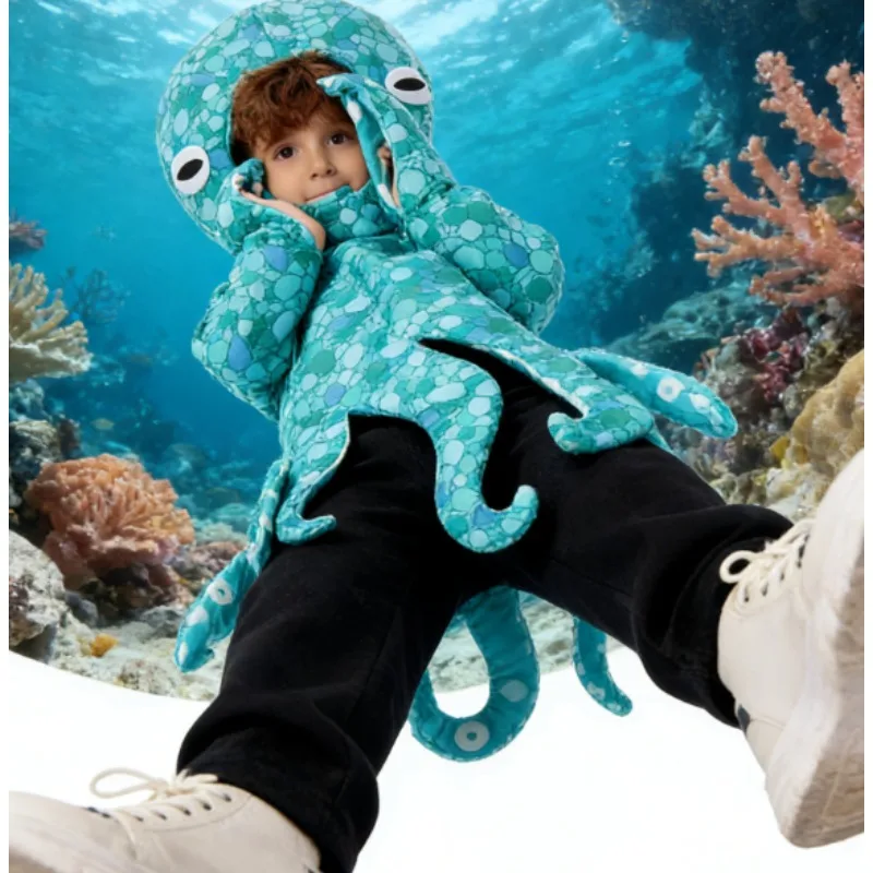 Костюм забавного осьминога для детей на Хэллоуин, для косплея, школьных вечеринок и сценических выступлений
Костюм забавного осьминога для детей на Хэллоуин, для косплея, школьных вечеринок и сценических выступлений