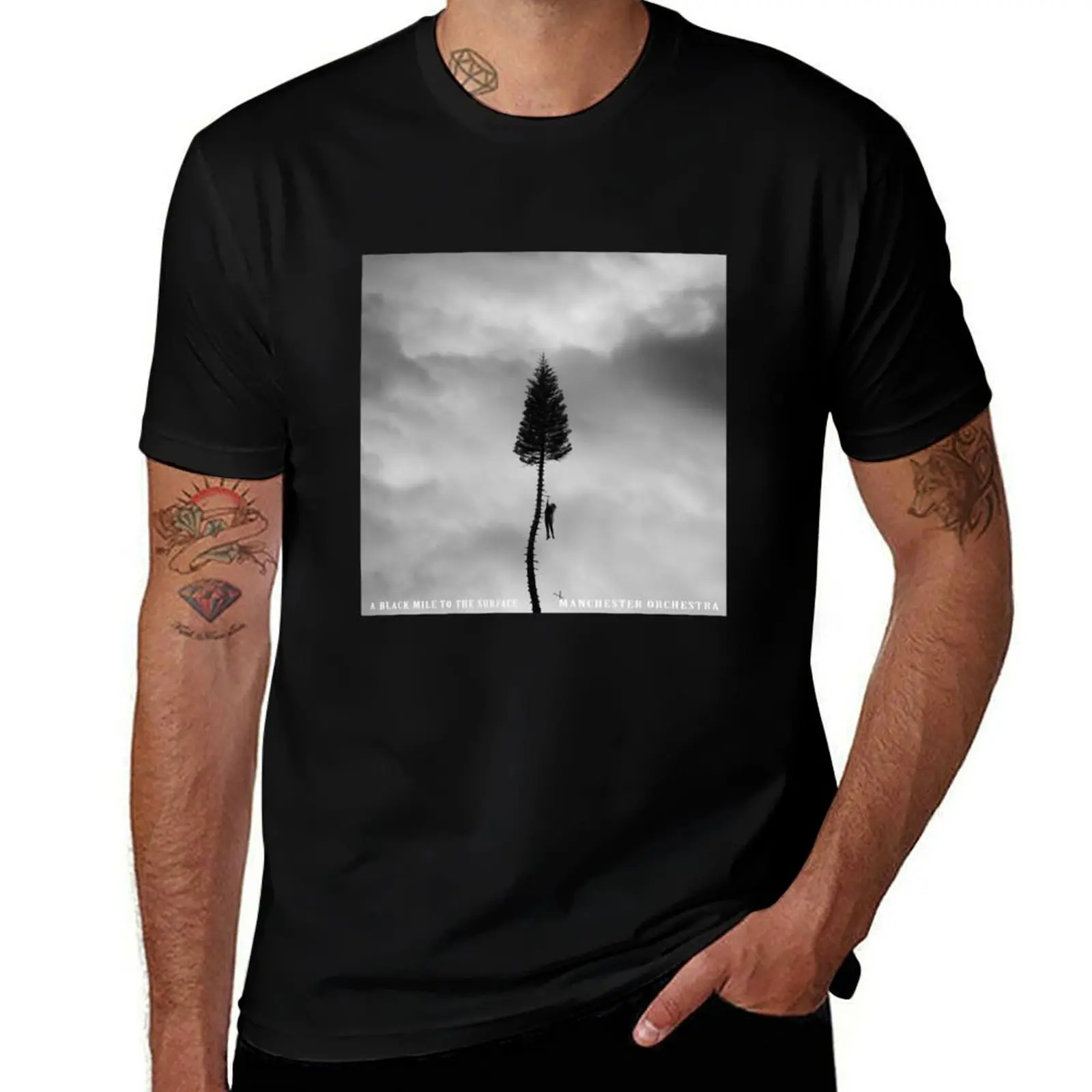 Manchester Orchestra A Black Mile To The Surface Album Cover T-Shirt Large Size Basic Casual T-Shirt
Manchester Orchestra A Black Mile To The Surface Album Cover T-Shirt Large Size Basic Casual T-Shirt
