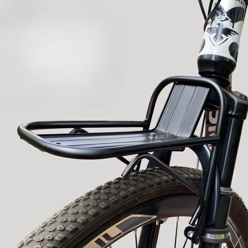New bicycle front shelf basket bracket mountain bike front load aluminum alloy front fork shelf practical accessories
New bicycle front shelf basket bracket mountain bike front load aluminum alloy front fork shelf practical accessories