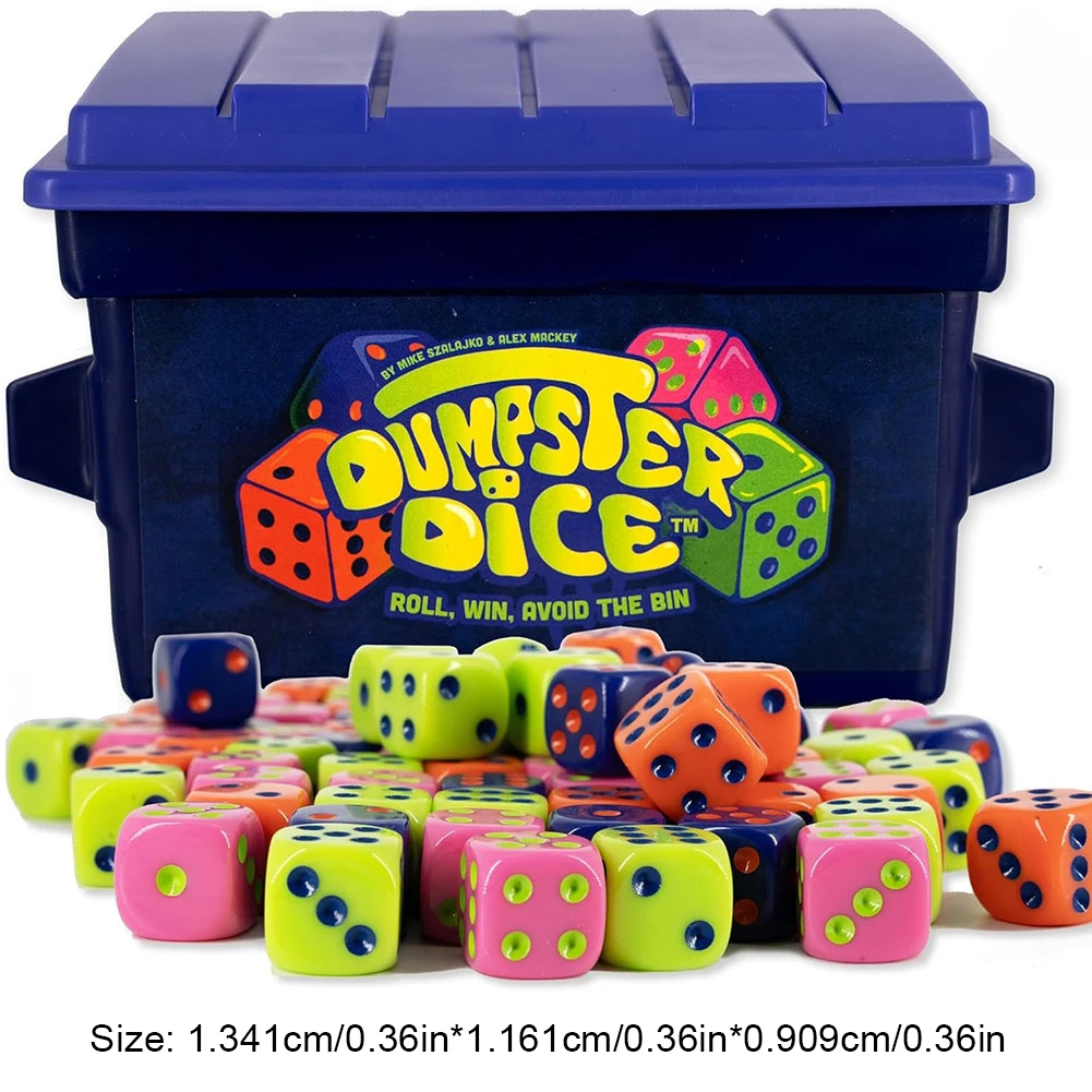 Dumpster Dice, 80 шт., набор наклеек в виде граффити, быстрая семейная игра в кости, забавная настольная игра для 4 игроков и игра в кости для туристических вечеринок
Dumpster Dice, 80 шт., набор наклеек в виде граффити, быстрая семейная игра в кости, забавная настольная игра для 4 игроков и игра в кости для туристических вечеринок