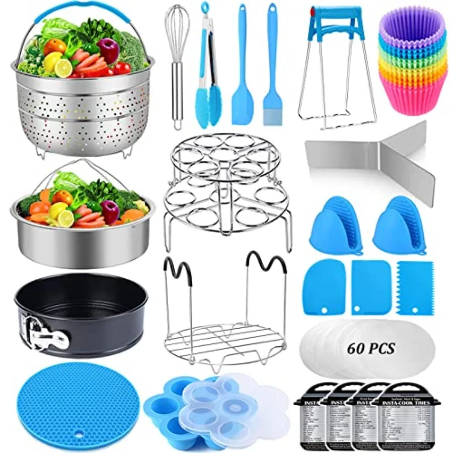 Accessories for Instant Pot Pressure Cooker Accessories Set Compatible with Instant Pot Accessories 6 qt 8 quart - 2 Steamer Ba
Accessories for Instant Pot Pressure Cooker Accessories Set Compatible with Instant Pot Accessories 6 qt 8 quart - 2 Steamer Ba
