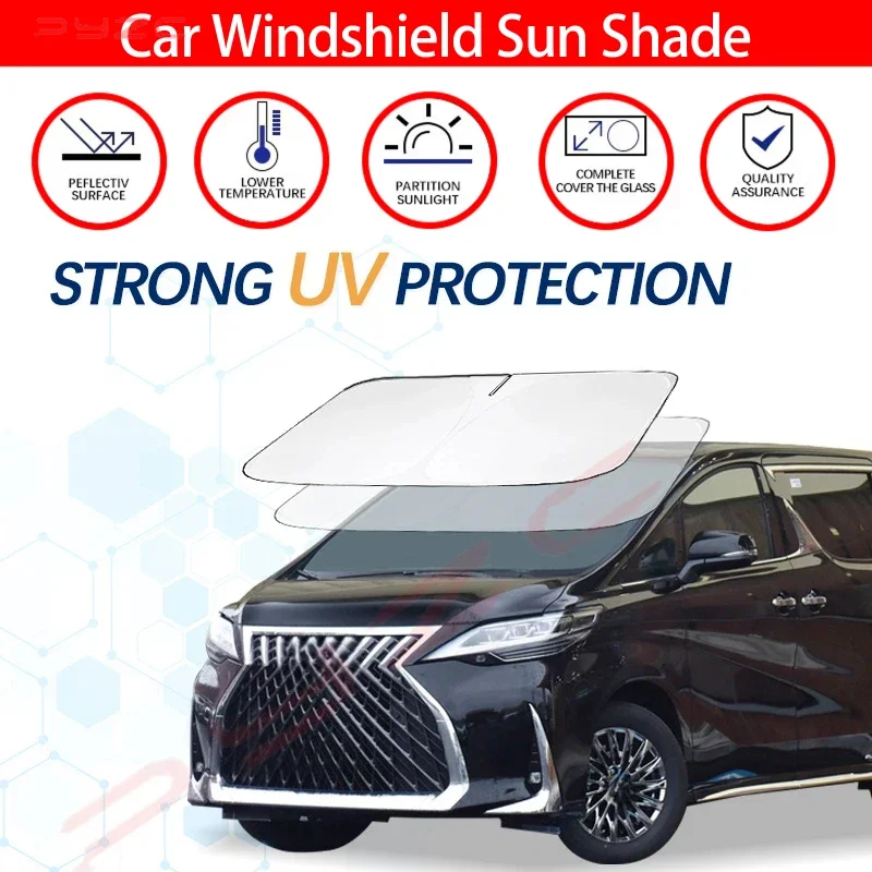Windshield Sun Shade For Lexus LM 350H LM500 Sunshade Sun Visor Protector Foldable Blocks UV Rays Keep Car Cooler
Windshield Sun Shade For Lexus LM 350H LM500 Sunshade Sun Visor Protector Foldable Blocks UV Rays Keep Car Cooler