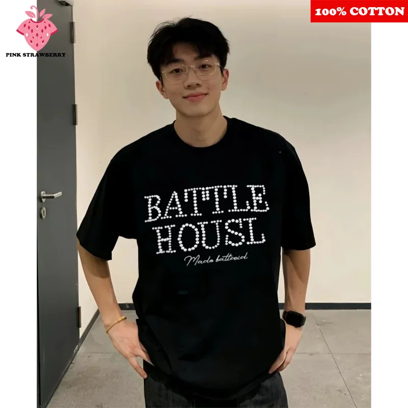 Personalized Letter Print T-shirt Men's Women Summer New American Retro short sleeve T-shirt Loose Casual Y2k Top Men clothing
Personalized Letter Print T-shirt Men's Women Summer New American Retro short sleeve T-shirt Loose Casual Y2k Top Men clothing