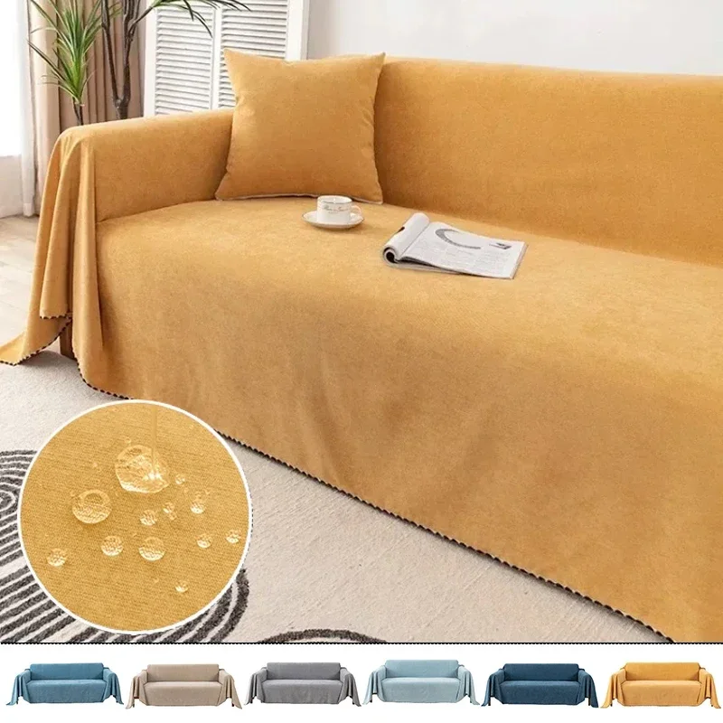Solid Color Sofa Blanket Multipurpose Waterproof Furniture Cover Durable Fabric Dust-proof Anti-scratch Home Living Room Decor
Solid Color Sofa Blanket Multipurpose Waterproof Furniture Cover Durable Fabric Dust-proof Anti-scratch Home Living Room Decor