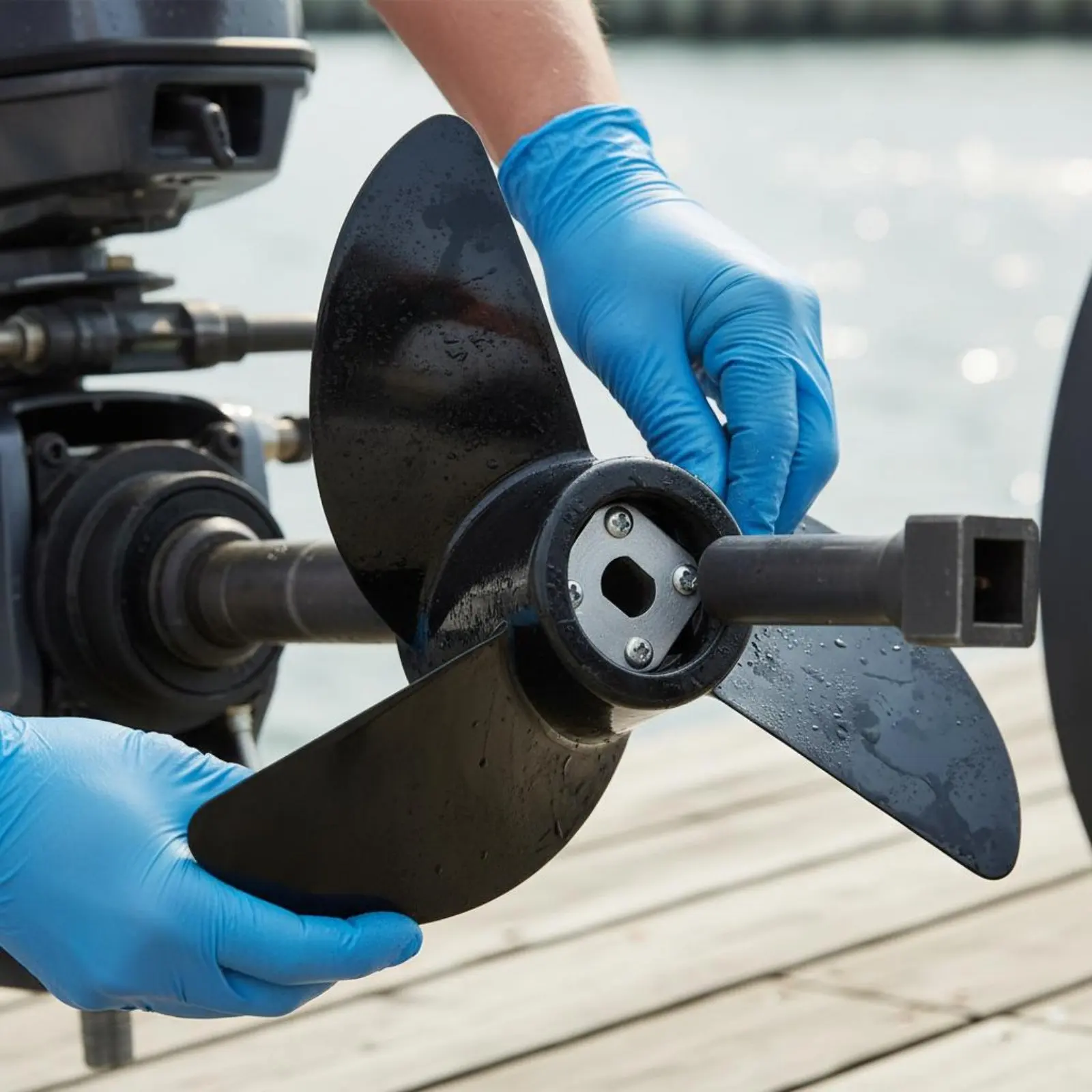 Outboard Engine Blade Universal Three-Blade Design-Blade Propeller Boating Gear for Electric Outboard Motors
Outboard Engine Blade Universal Three-Blade Design-Blade Propeller Boating Gear for Electric Outboard Motors