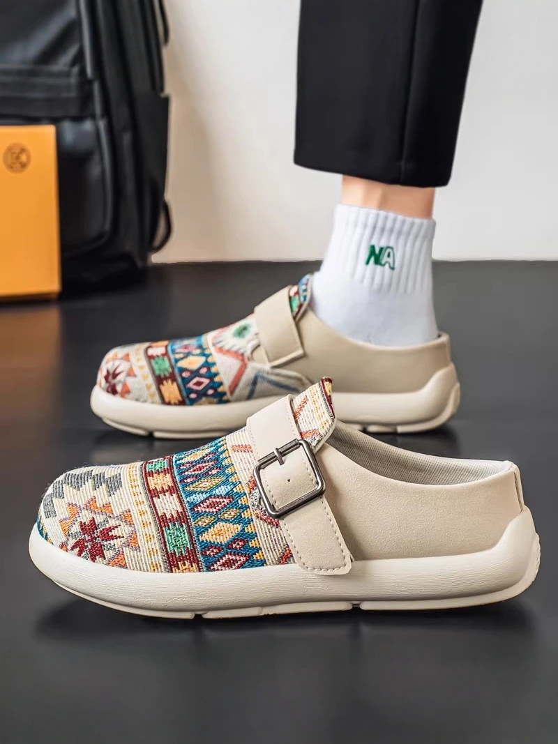 Men's Casual Sports Canvas Shoes Soft Bottom Slip-On Summer Trendy Birkenshoes Flat Heel Outdoor Leisure Footwear
Men's Casual Sports Canvas Shoes Soft Bottom Slip-On Summer Trendy Birkenshoes Flat Heel Outdoor Leisure Footwear