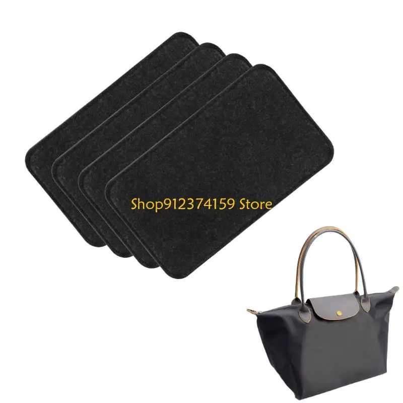 G5AE 4Pcs Reinforced Felt Bag Bottom Support Pads With Corners For Bag Leather Purse Backpack Bags Insert
G5AE 4Pcs Reinforced Felt Bag Bottom Support Pads With Corners For Bag Leather Purse Backpack Bags Insert