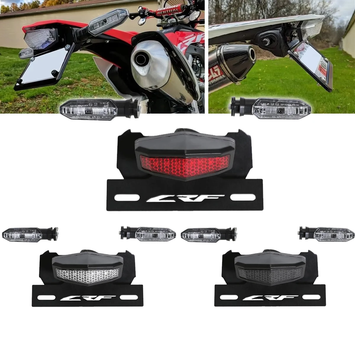 Rear Fender Eliminator Tail Tidy Led Tail Turn Signal Light For HONDA CRF450L CRF450RL 2020-2024
Rear Fender Eliminator Tail Tidy Led Tail Turn Signal Light For HONDA CRF450L CRF450RL 2020-2024