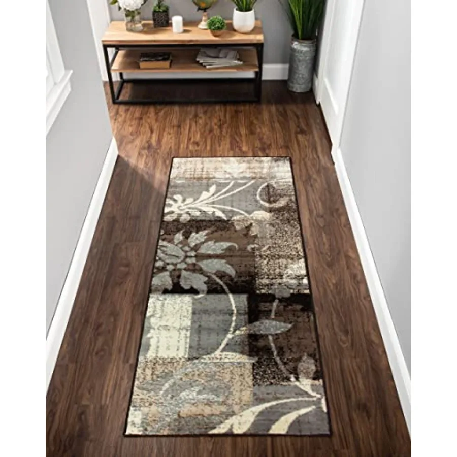 Indoor Area Runner Jute Backed Perfect for Hallway Entryway Office Living/ Dining Room Bedroom Kitchen Floor Modern Floral Deco
Indoor Area Runner Jute Backed Perfect for Hallway Entryway Office Living/ Dining Room Bedroom Kitchen Floor Modern Floral Deco