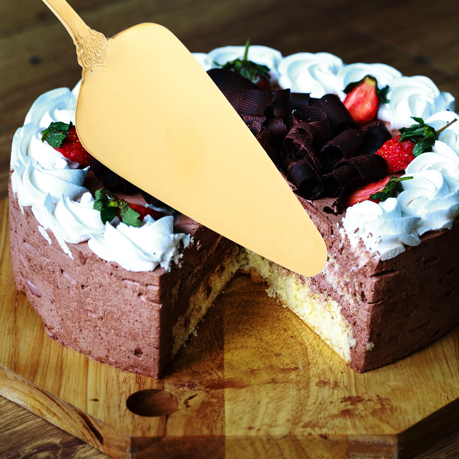 Stainless Steel Spatula Heavy Duty Cake Cutter Fine For Wedding Birthday Pizza Cheesecake Serving Kitchen
Stainless Steel Spatula Heavy Duty Cake Cutter Fine For Wedding Birthday Pizza Cheesecake Serving Kitchen