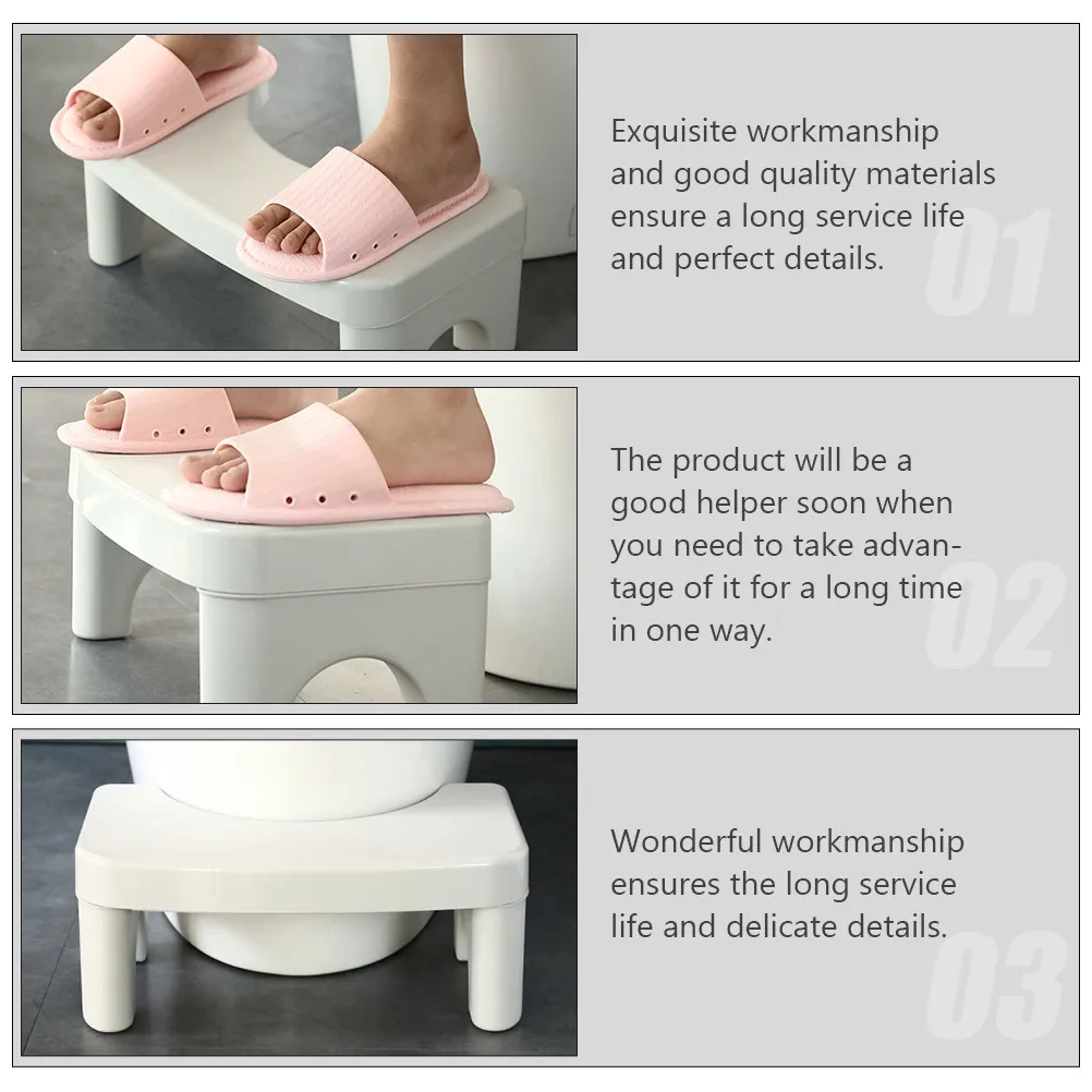 1Pcs High-Quality PP Folding Toilet Stool Bathroom Footstool for Adults Kids Potty Training Step Stool Stable Anti-Skid Design
1Pcs High-Quality PP Folding Toilet Stool Bathroom Footstool for Adults Kids Potty Training Step Stool Stable Anti-Skid Design