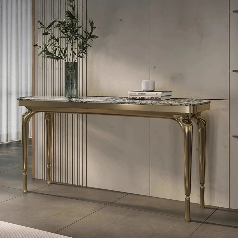 simple luxury natural marble entrance table high-end modern minimalist light luxury stainless steel entrance table
simple luxury natural marble entrance table high-end modern minimalist light luxury stainless steel entrance table