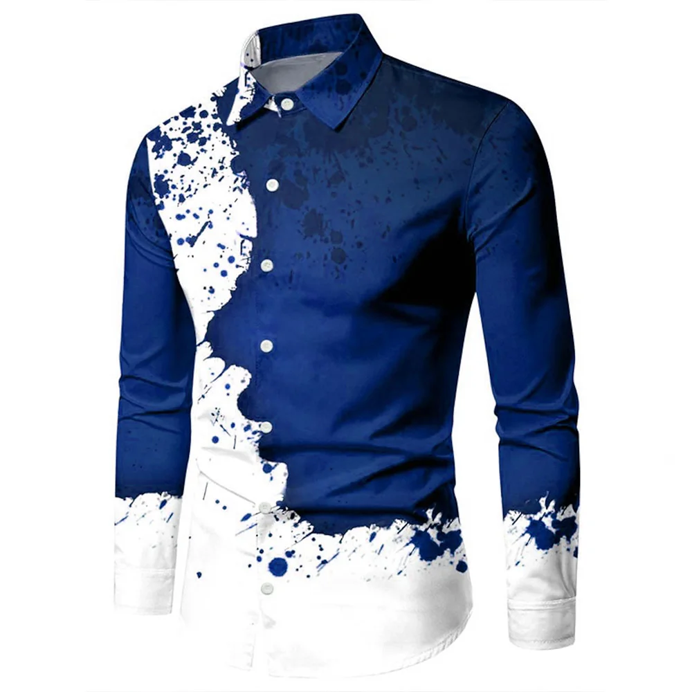 Versatile And Elegant Men's Elastic Face Printed Shirt Casual Lapel,easy To Care For Spring And Fall, Perfect For Every Occasion
Versatile And Elegant Men's Elastic Face Printed Shirt Casual Lapel,easy To Care For Spring And Fall, Perfect For Every Occasion