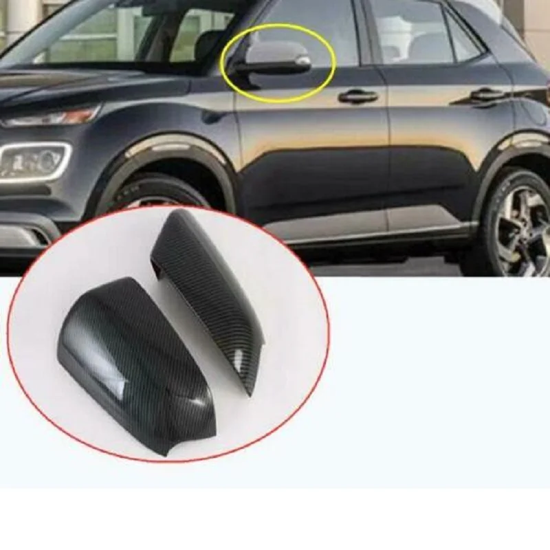 2Pcs Carbon Fiber Chrome Door Mirror Cover Trim ABS Car Rear View Mirror Decorative Covers For 2020-2021 Hyundai Venue Side
2Pcs Carbon Fiber Chrome Door Mirror Cover Trim ABS Car Rear View Mirror Decorative Covers For 2020-2021 Hyundai Venue Side