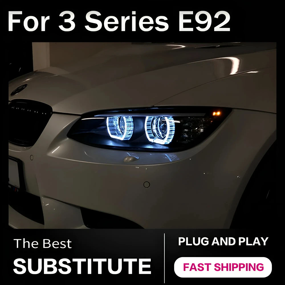 Used for BMW E92 LED headlights latest car styling DRL signal projector lens car accessories lights
Used for BMW E92 LED headlights latest car styling DRL signal projector lens car accessories lights