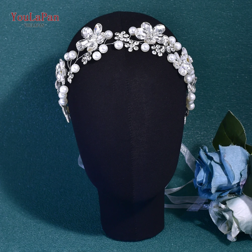 YouLaPan Luxury Rhinestone Flower Headband Bride Headwear Wedding Pearl Hair Accessories Elegant Women Party Headpieces HP789
YouLaPan Luxury Rhinestone Flower Headband Bride Headwear Wedding Pearl Hair Accessories Elegant Women Party Headpieces HP789