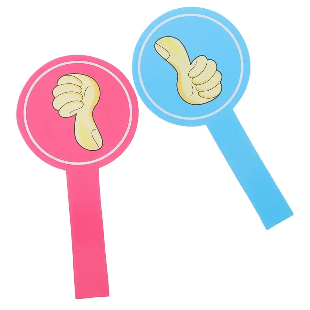 2 Pcs Score Board Thumbs up Game down Paddles Storage Box Voting Foam Yes No Auction Student
2 Pcs Score Board Thumbs up Game down Paddles Storage Box Voting Foam Yes No Auction Student