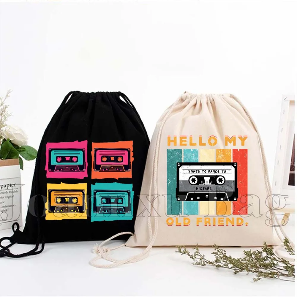 Vintage Funny Mixtape Memories Retro Cassette Tape Music 80s Gift Canvas Drawstring Bag Backpack Sports Gym Sackpack String Bags
Vintage Funny Mixtape Memories Retro Cassette Tape Music 80s Gift Canvas Drawstring Bag Backpack Sports Gym Sackpack String Bags