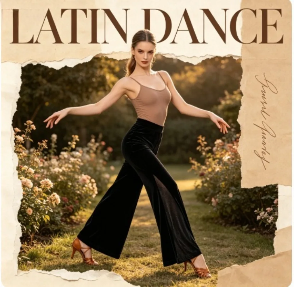 Latin Dance Flared Pants, Warm Dance Costume for Women, Ideal for Training, Competition, Samba, Rumba and Bullfighting Dance
Latin Dance Flared Pants, Warm Dance Costume for Women, Ideal for Training, Competition, Samba, Rumba and Bullfighting Dance