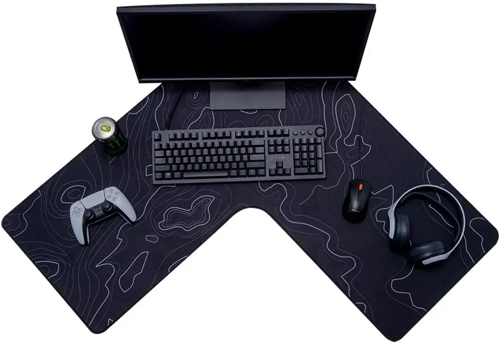 L-Shaped Desk Mat for Corner Desks, Non-Slip & Water-Resistant, Extra Large 36.22"x15.74" - Smooth Gaming & Work Pad
L-Shaped Desk Mat for Corner Desks, Non-Slip & Water-Resistant, Extra Large 36.22"x15.74" - Smooth Gaming & Work Pad