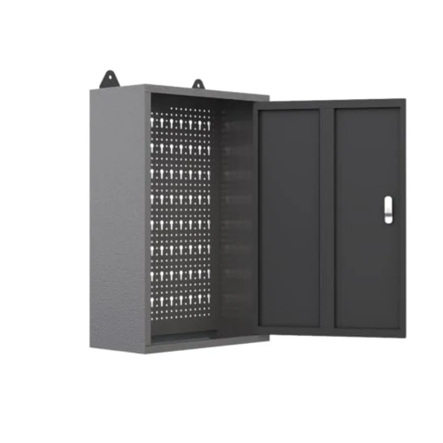 Стальной настенный шкаф для хранения, металлические подвесные шкафы для инструментов для гаражной мастерской, черный и серый
Стальной настенный шкаф для хранения, металлические подвесные шкафы для инструментов для гаражной мастерской, черный и серый