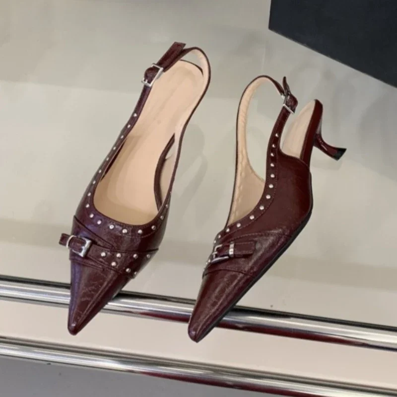 Aneikeh Sexy Fashion Pointed Toe High Heels Pumps Elegant Women Heeled Sandal Slip on Ladies Slingback Banquet Party Shoes
Aneikeh Sexy Fashion Pointed Toe High Heels Pumps Elegant Women Heeled Sandal Slip on Ladies Slingback Banquet Party Shoes