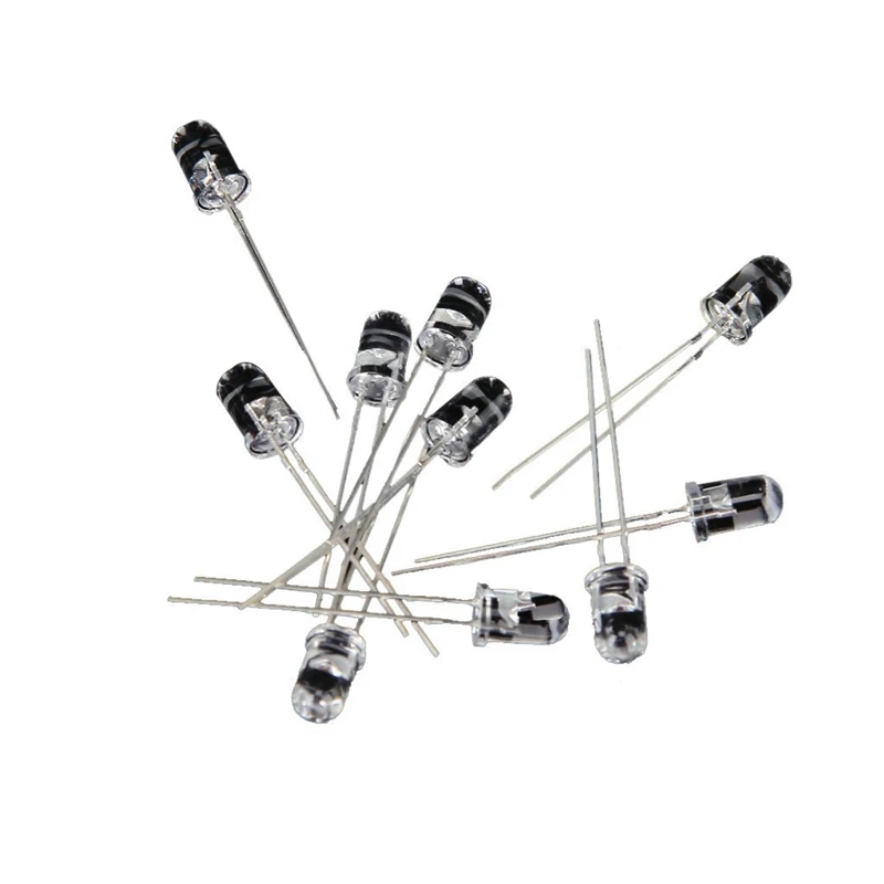 10Pcs 5Mm IR LED Infrared Light Emitting Diode.
10Pcs 5Mm IR LED Infrared Light Emitting Diode.