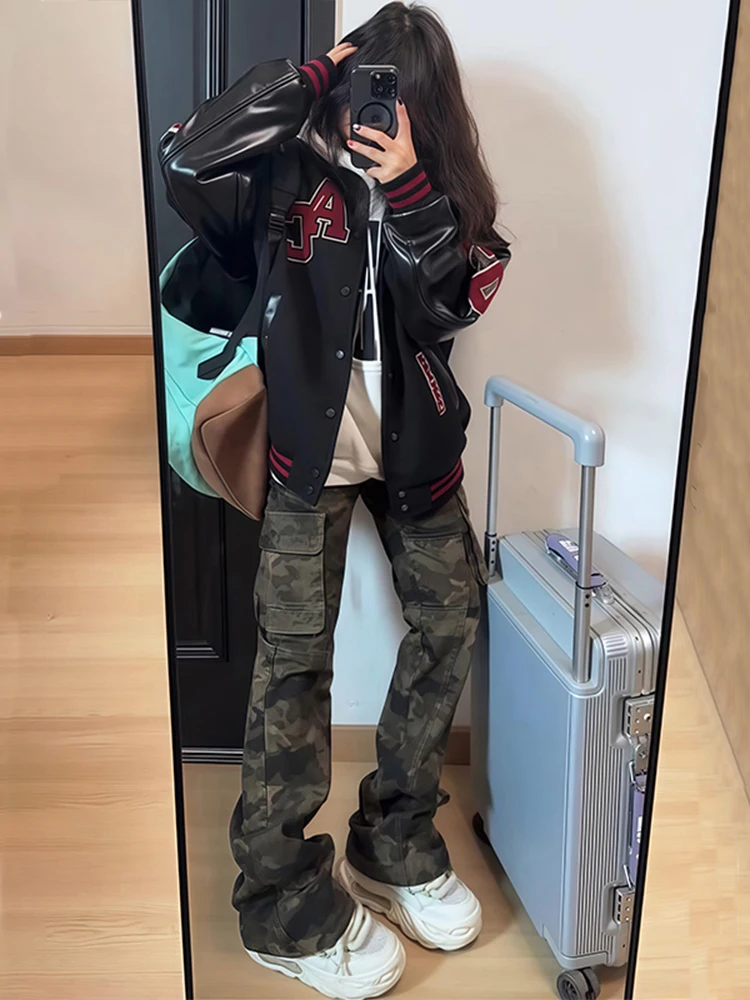 Мужские рабочие брюки Cleanfit Camouflage: зауженные джинсы с широкими штанинами, весна-осень, американский стиль, с множеством карманов
Мужские рабочие брюки Cleanfit Camouflage: зауженные джинсы с широкими штанинами, весна-осень, американский стиль, с множеством карманов