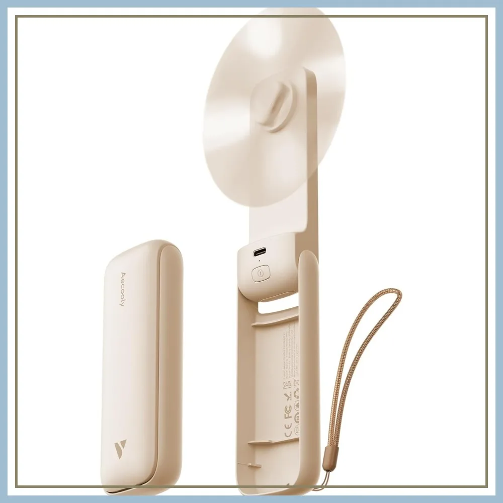 Slim Portable Fan, Thin Handheld Fan, USB Rechargeable Mini Personal 24H Max Cooling Time, Battery Powered Small Foldable Pocket for Travel Summer Gifts
Slim Portable Fan, Thin Handheld Fan, USB Rechargeable Mini Personal 24H Max Cooling Time, Battery Powered Small Foldable Pocket for Travel Summer Gifts