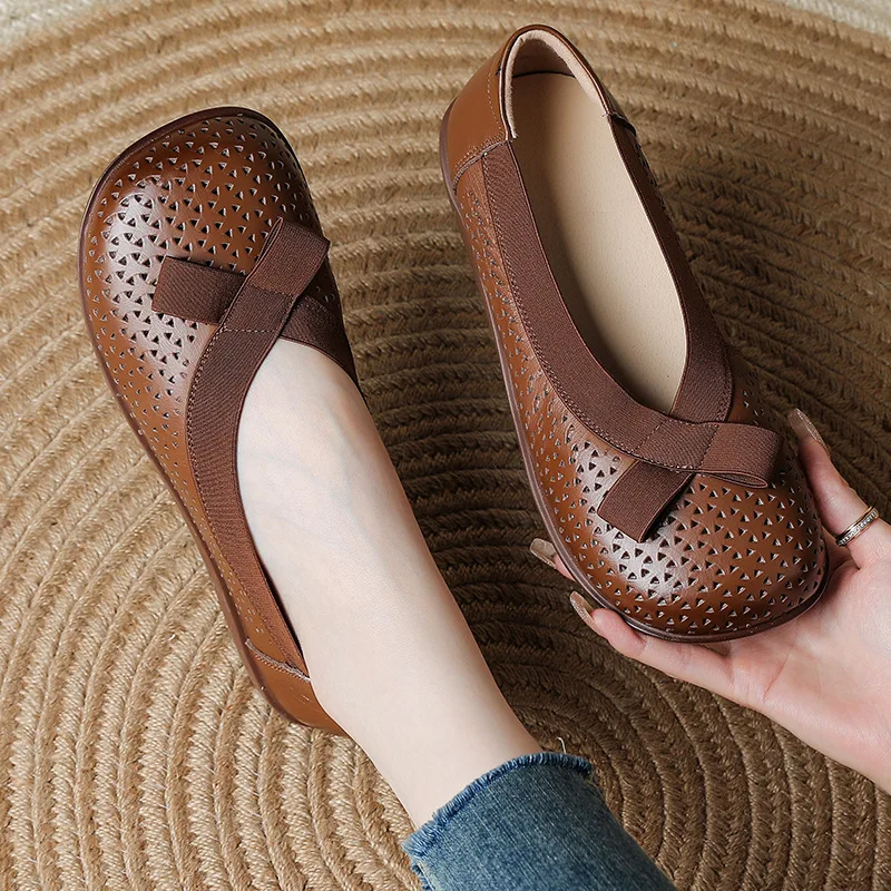 New handmade cow leather shoes for women summer flat moccasins slip on bow ballet flats woman comfortable wide toe loafers lady
New handmade cow leather shoes for women summer flat moccasins slip on bow ballet flats woman comfortable wide toe loafers lady