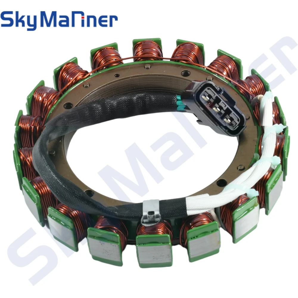 63P-81410 Stator Assy 63P-81410-00 For Yamaha Outboard Motor 4T F150B F150 6BM 6BN 150hp 2004 up Generator replaces
63P-81410 Stator Assy 63P-81410-00 For Yamaha Outboard Motor 4T F150B F150 6BM 6BN 150hp 2004 up Generator replaces