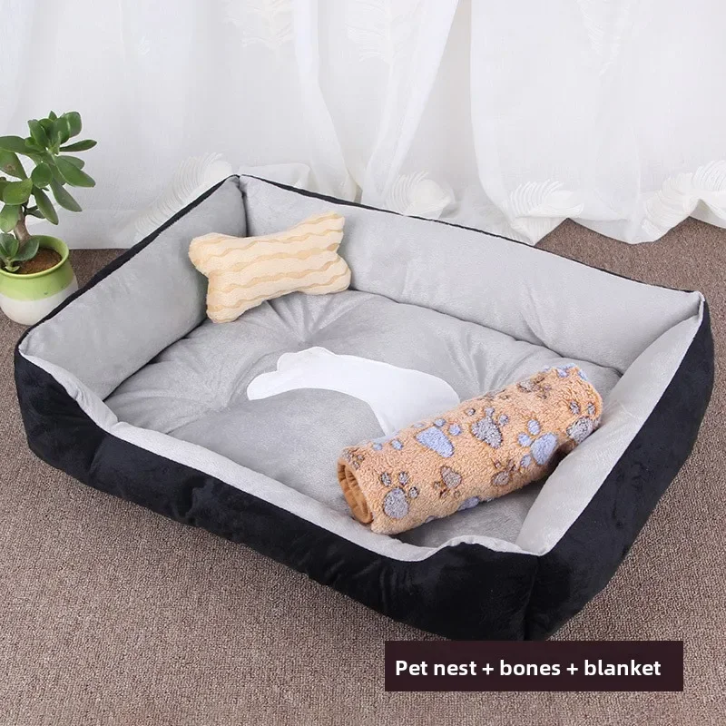 Warm Plush Dog Bed Washable Pet Mat for Small Medium Large Dogs Removable Cover
Warm Plush Dog Bed Washable Pet Mat for Small Medium Large Dogs Removable Cover