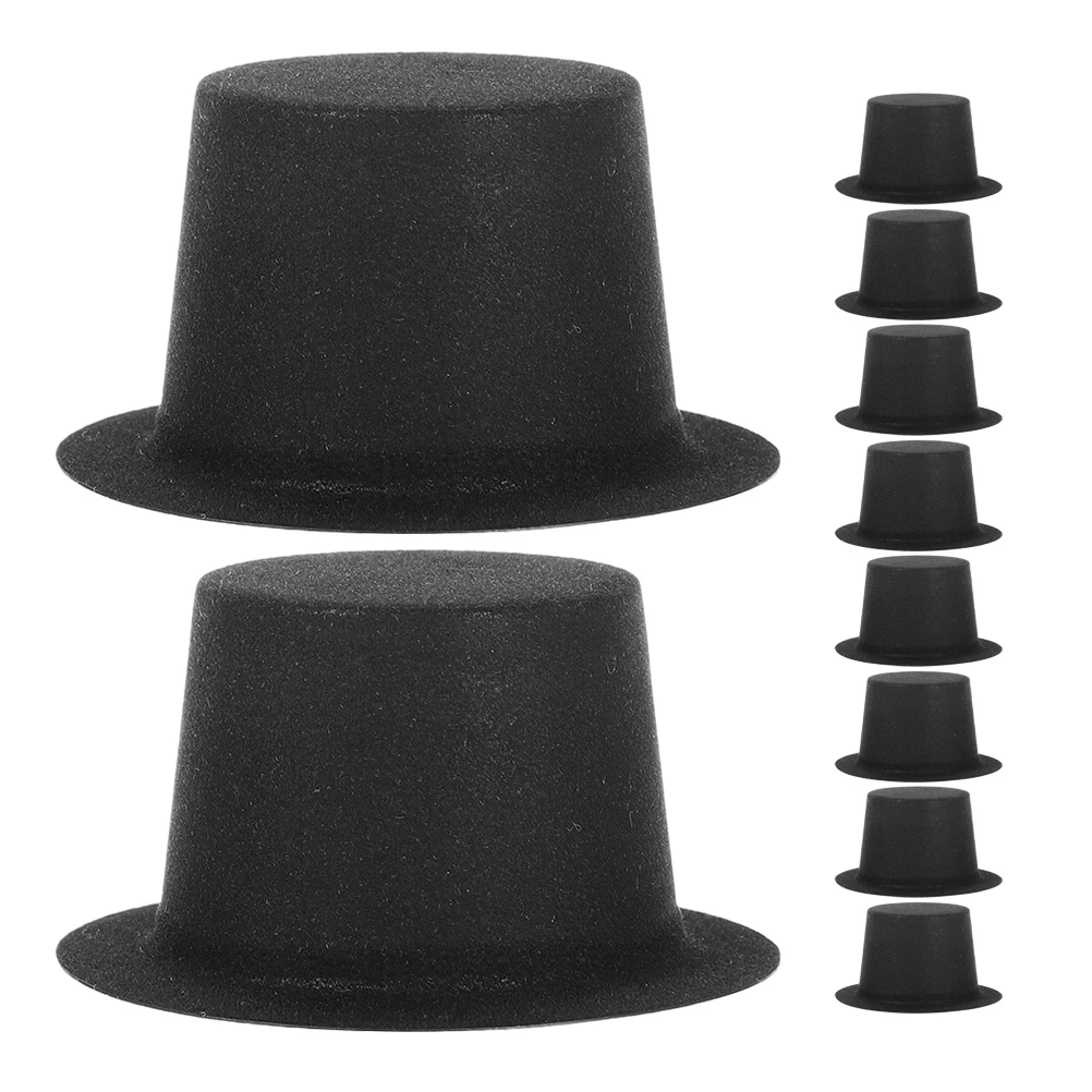 50pcs Mini Hats Black PVC Flocking Clown DIY Decorative for Pets Craft Party Supplies Tiny Top Hat Christmas Home Decor
50pcs Mini Hats Black PVC Flocking Clown DIY Decorative for Pets Craft Party Supplies Tiny Top Hat Christmas Home Decor