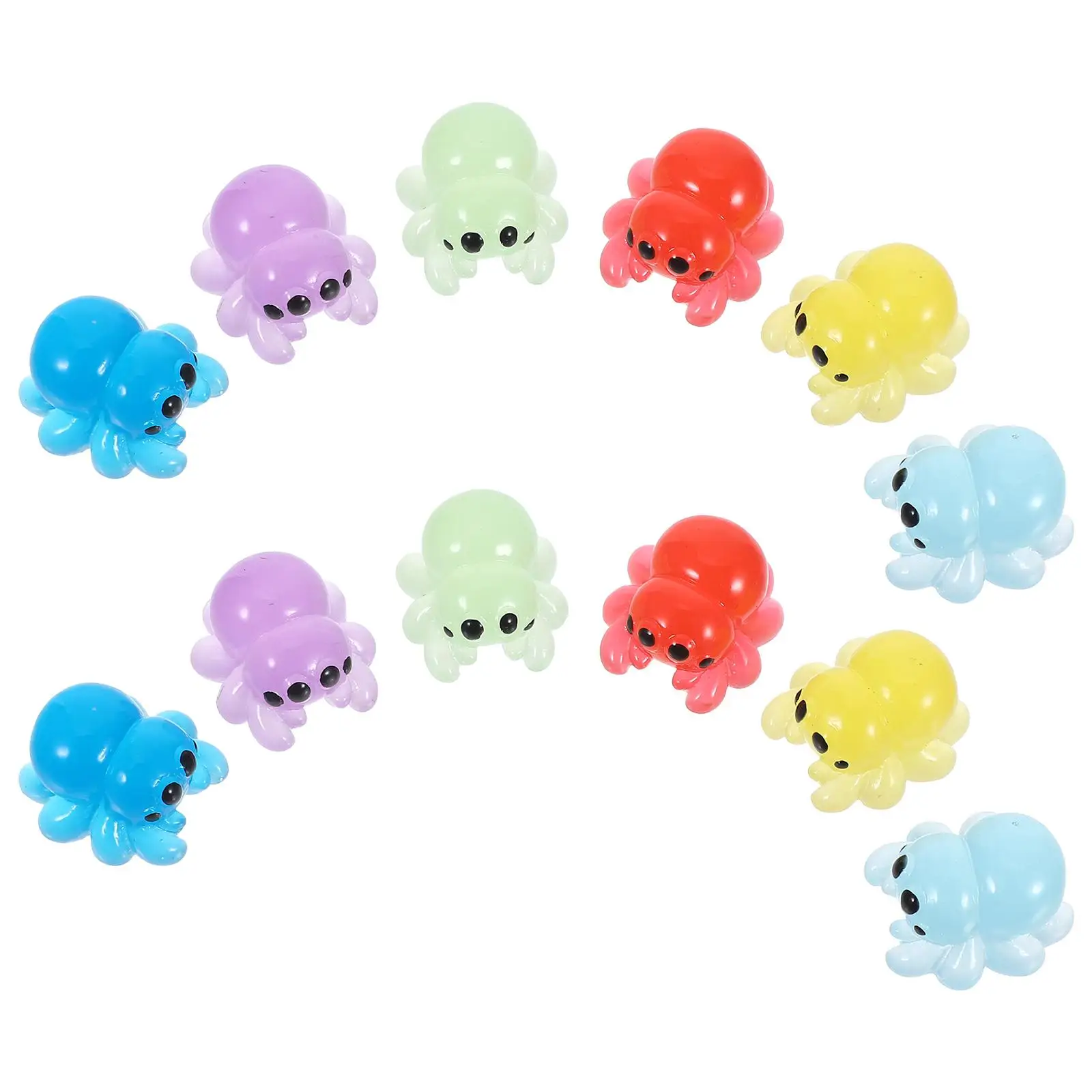 12 Pcs Micro Landscape Spiders Glow in Dark Resin Figurines Miniature Decorations for Crafts Halloween Tiny Accessories
12 Pcs Micro Landscape Spiders Glow in Dark Resin Figurines Miniature Decorations for Crafts Halloween Tiny Accessories