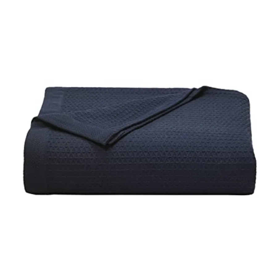 Blanket, Diamond Weave Cotton Bedding, Medium-Weight for All Seasons, Oeko-Tex Certified
Blanket, Diamond Weave Cotton Bedding, Medium-Weight for All Seasons, Oeko-Tex Certified