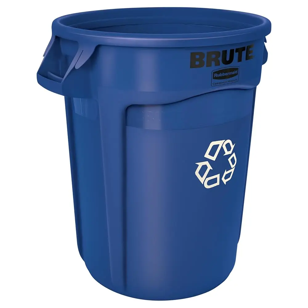 Brute 32G Blue Recycling Vented Trash Container, For Landscapers/Construction Sites/Restaurants/Ba Of
Brute 32G Blue Recycling Vented Trash Container, For Landscapers/Construction Sites/Restaurants/Ba Of