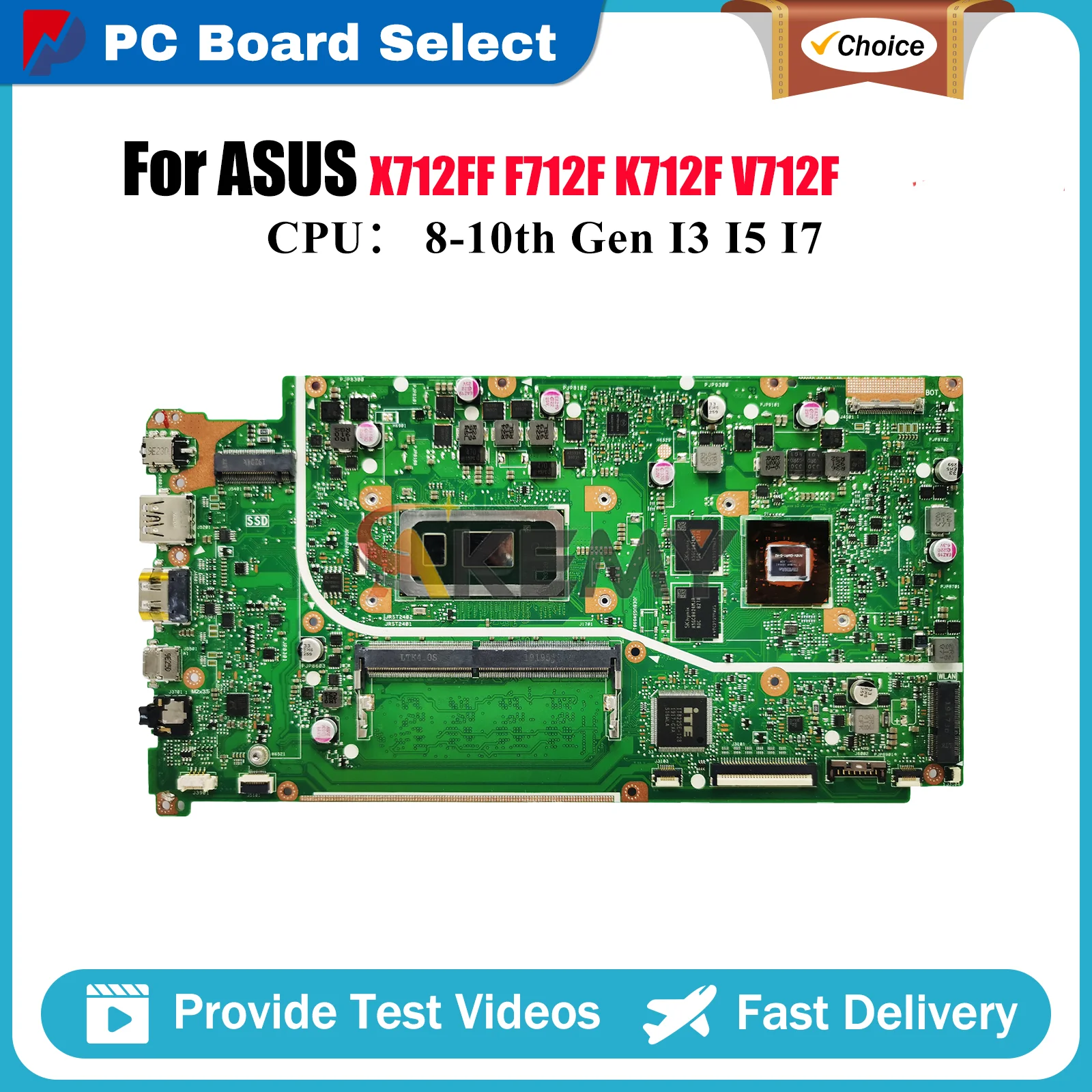 X712FF Материнская плата для ноутбука ASUS X712FLC V712F X712F X712FF X712FJG X712FL F712F K712F A712F X712FB Материнская плата с процессором I3 I5 I7
X712FF Материнская плата для ноутбука ASUS X712FLC V712F X712F X712FF X712FJG X712FL F712F K712F A712F X712FB Материнская плата с процессором I3 I5 I7