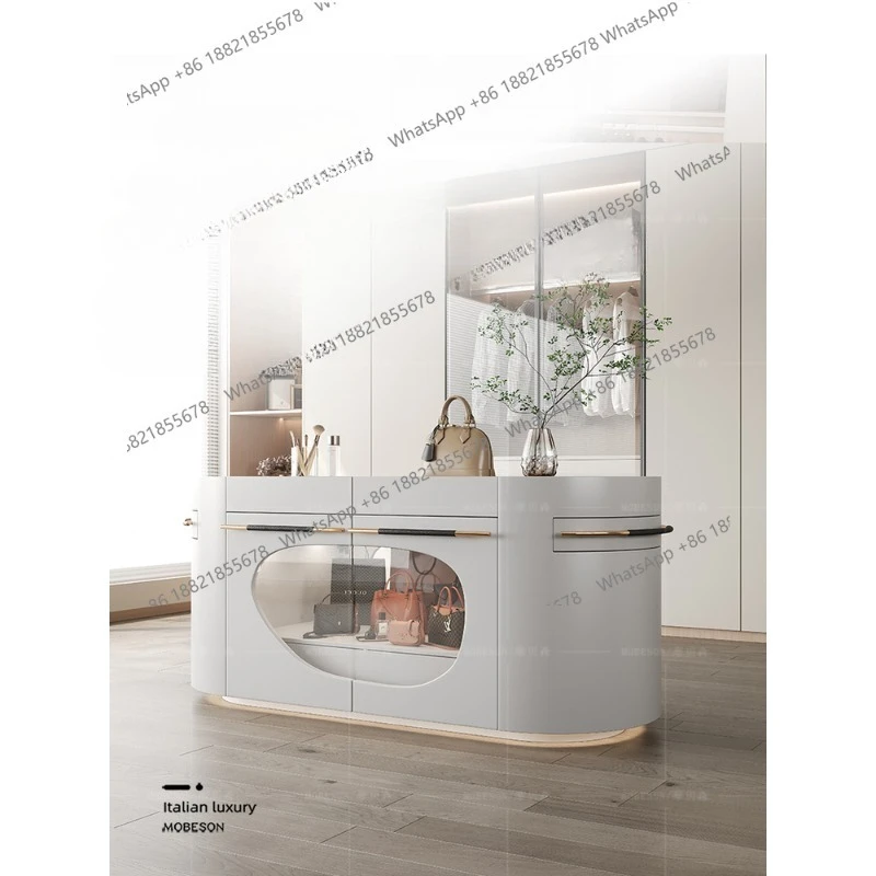 Итальянский светлый роскошный напольный шкаф для ювелирных изделий, бытовая спальня, гардеробная, витрина для хранения Nakajima
Итальянский светлый роскошный напольный шкаф для ювелирных изделий, бытовая спальня, гардеробная, витрина для хранения Nakajima