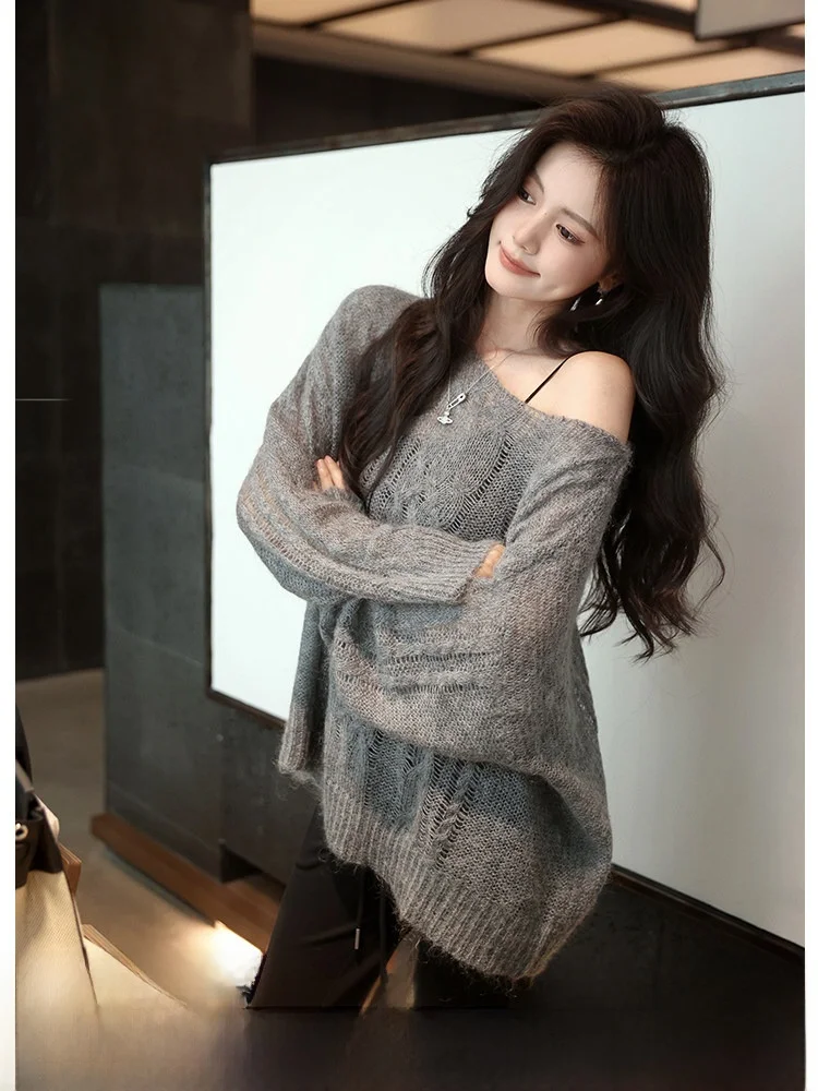 Early Spring Aosphere Peony Matured Camere round Ne Twist oulder Knitted Hollow out Sweater Women's Loose Fit Long Sl...
Early Spring Aosphere Peony Matured Camere round Ne Twist oulder Knitted Hollow out Sweater Women's Loose Fit Long Sl...