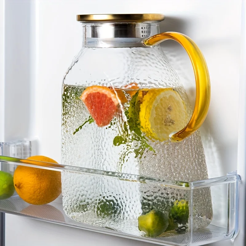 1.8L Transparent Narrow Side Glass Kettle Summer Heat-Resistant Large Capacity Tea Pot Refrigerator Water Kettle Kitchen Tool
1.8L Transparent Narrow Side Glass Kettle Summer Heat-Resistant Large Capacity Tea Pot Refrigerator Water Kettle Kitchen Tool