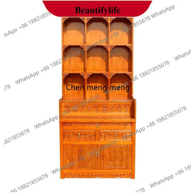 z183 solid wood carved buddha shrine cabinet - home altar offering table buddha cabinet
z183 solid wood carved buddha shrine cabinet - home altar offering table buddha cabinet