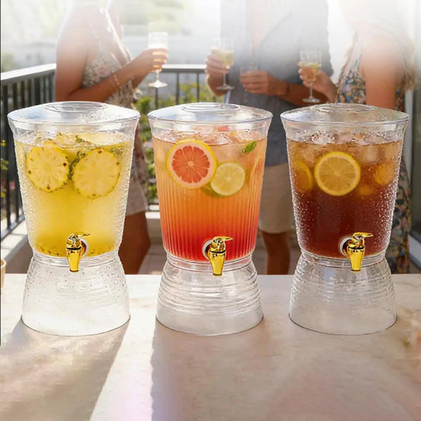 Drink Dispenser 6L Iced Beverage Container Cocktail Dispenser with Spigot for Entertainer Bartenders Women Men Home Party
Drink Dispenser 6L Iced Beverage Container Cocktail Dispenser with Spigot for Entertainer Bartenders Women Men Home Party