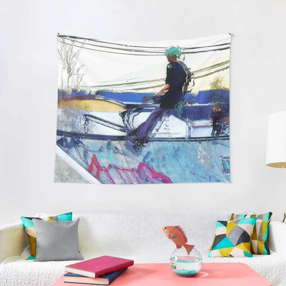 Hanging On - Stunt Scooter Artwork Tapestry Art Mural Decoration Home Wall Tapestries Tapestry
Hanging On - Stunt Scooter Artwork Tapestry Art Mural Decoration Home Wall Tapestries Tapestry