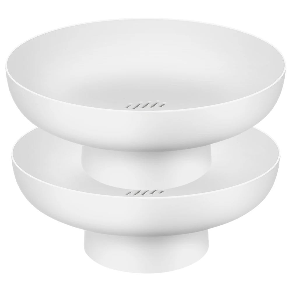 2Pcs Multifunctional Fruit Basket Elevated Ceramic Bowl Dessert Snack Display Home Kitchen Decor Modern Versatile Usage
2Pcs Multifunctional Fruit Basket Elevated Ceramic Bowl Dessert Snack Display Home Kitchen Decor Modern Versatile Usage